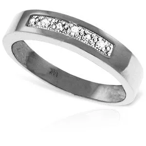 0.02 Carat 14K Solid White Gold Rings Natural Diamond