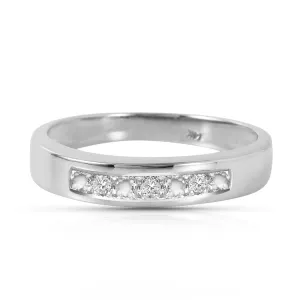 0.02 Carat 14K Solid White Gold Rings Natural Diamond