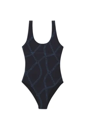 Anine Bing - Jace One Piece in Navy Link Print