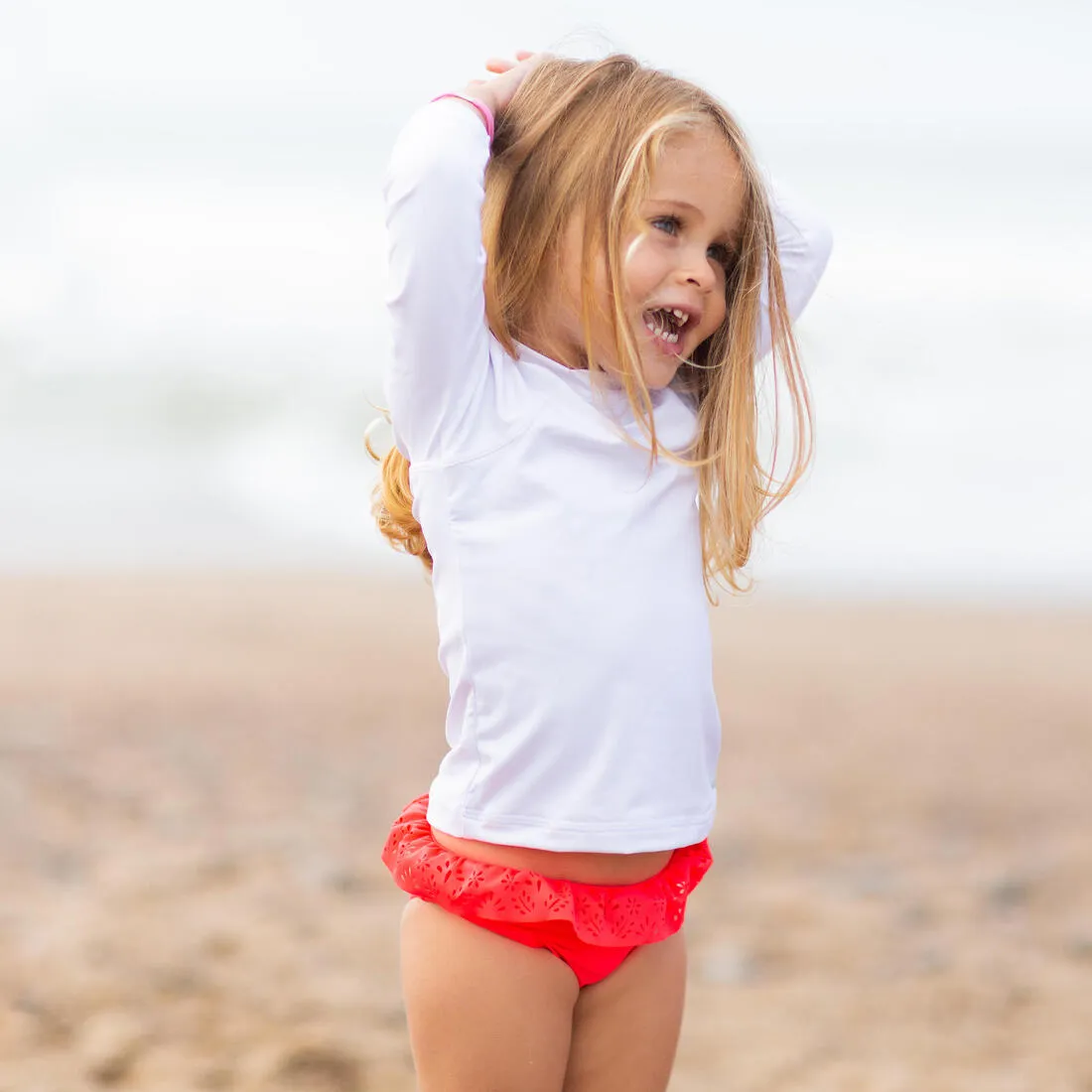 Baby Swimsuit Bottoms - Coral