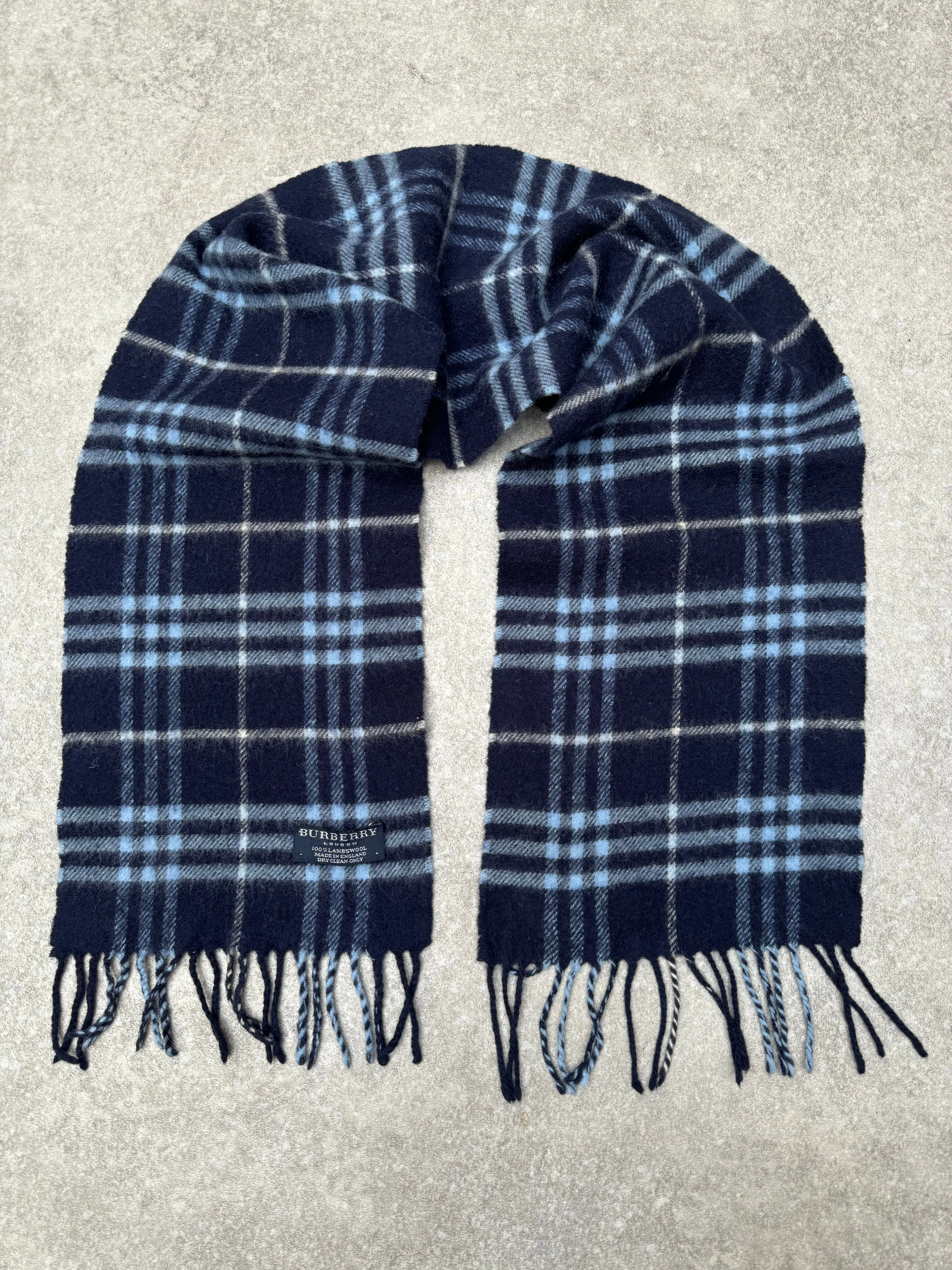 Burberry Lambswool Two Tone Nova Check Scarf