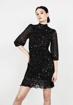 Cosmos High Neck Dress