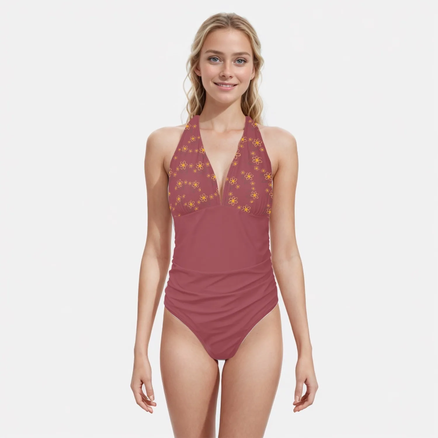 Flowers & Sunshine | Women's One-Piece Swimsuit