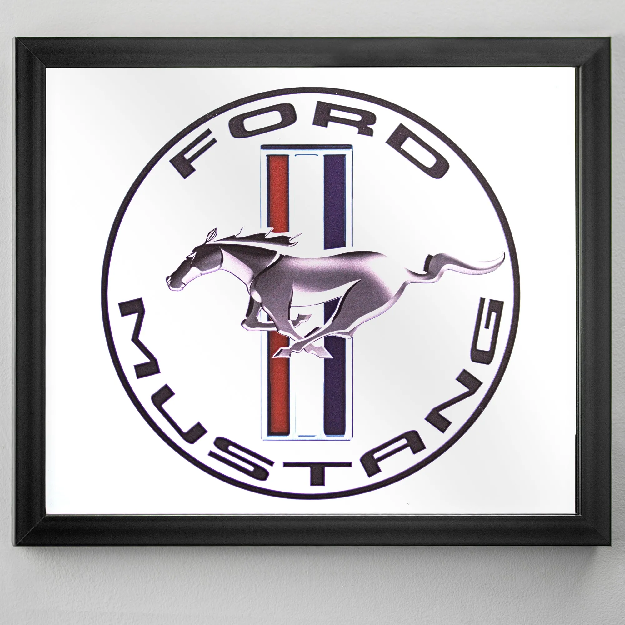 Ford Mustang Printed Accent Mirror (13.5" x 15.5")