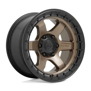 Fuel Block Wheels Matte Bronze w/Black Ring D751 | 2022-2025 Toyota Tundra (Multiple Size Options)