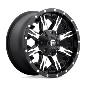 Fuel Nutz Wheels Matte Black Machined D541 | 2022-2025 Toyota Tundra (Multiple Size Options)