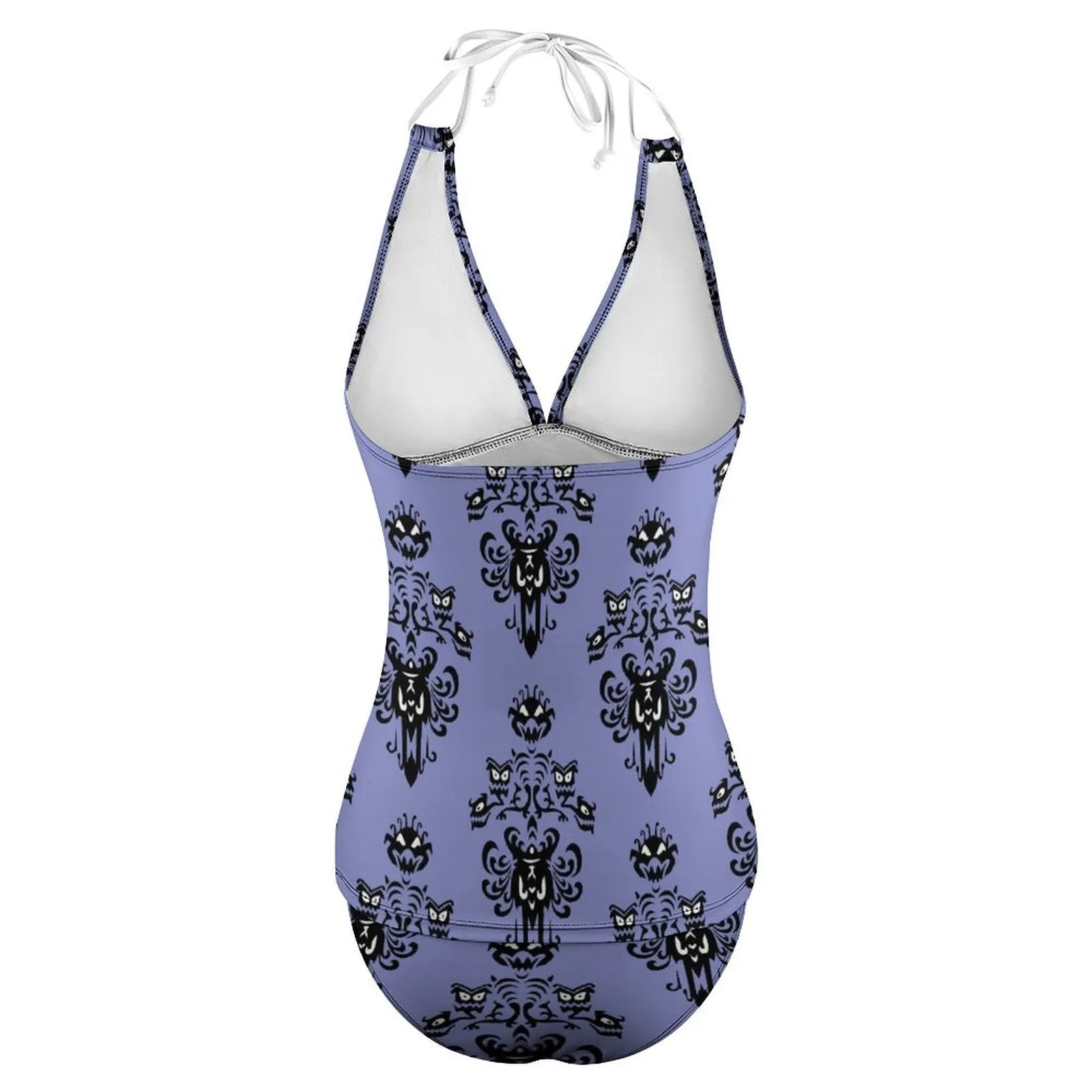 Haunted Mansion Wallpaper Women's Split Swimsuit