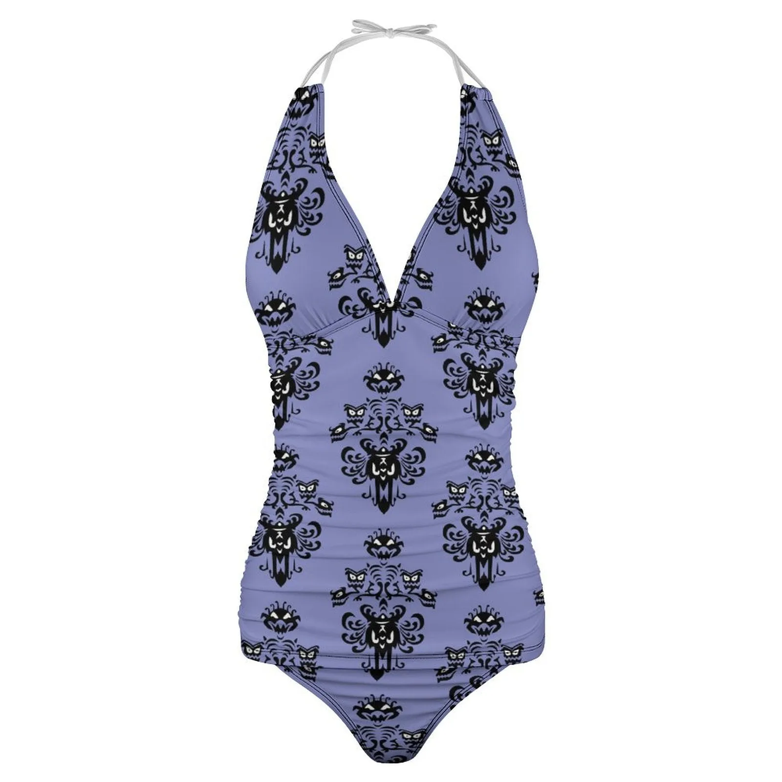 Haunted Mansion Wallpaper Women's Split Swimsuit