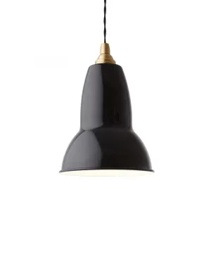 Outlet Anglepoise Original 1227 Pendant Light - Original - Slate Gray- Brass Detail