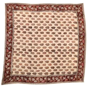 Pine Grove Tapestry - Kalamkari Cotton Bandana (KK1415)