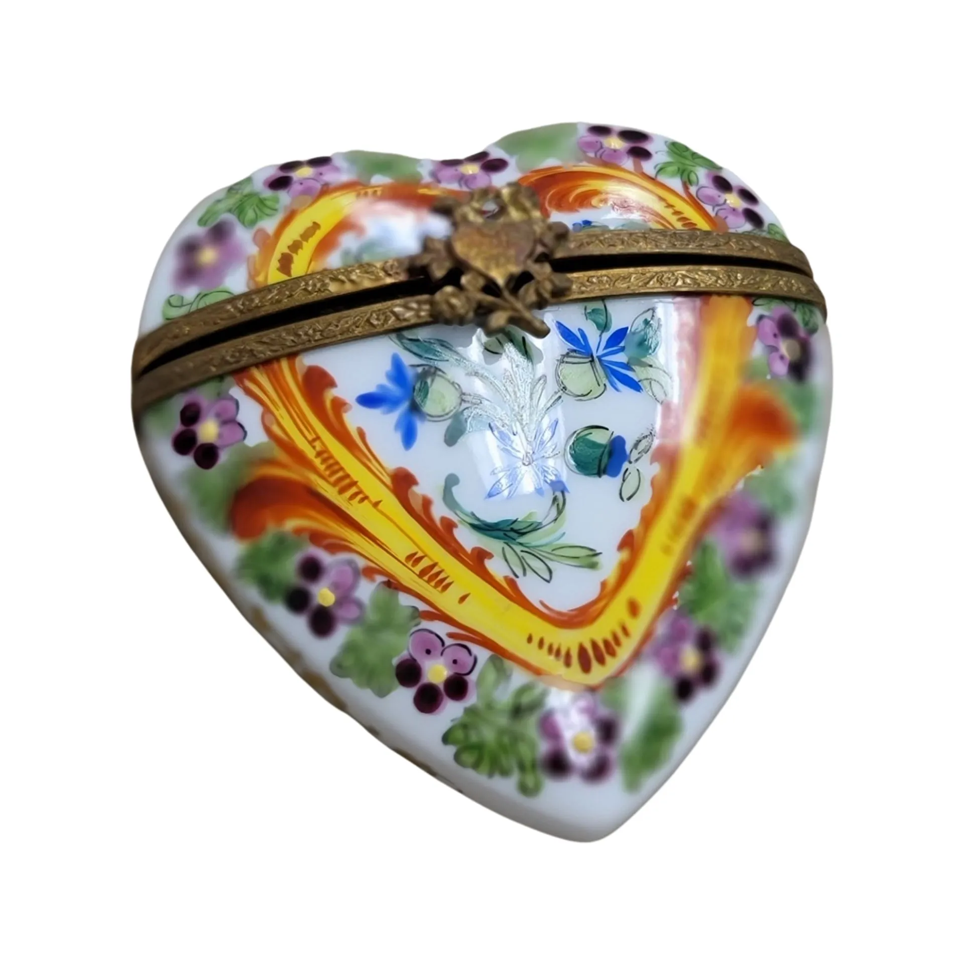 Red Yellow Heart Perfume Bottle