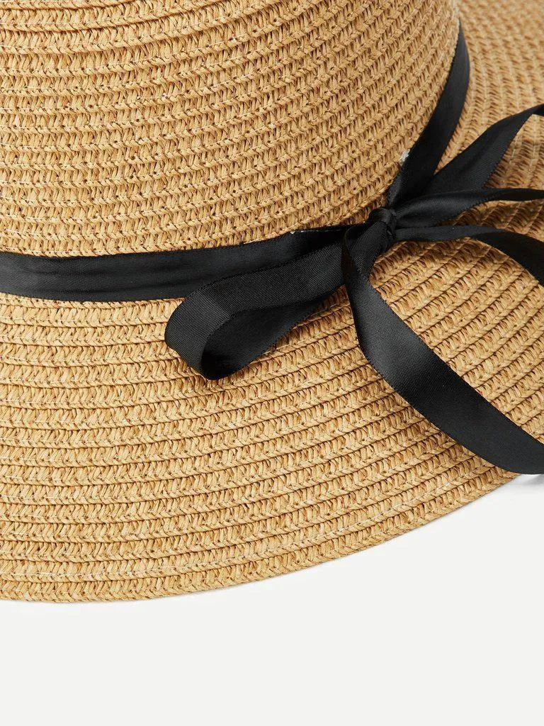 Ribbon Band Straw Hat