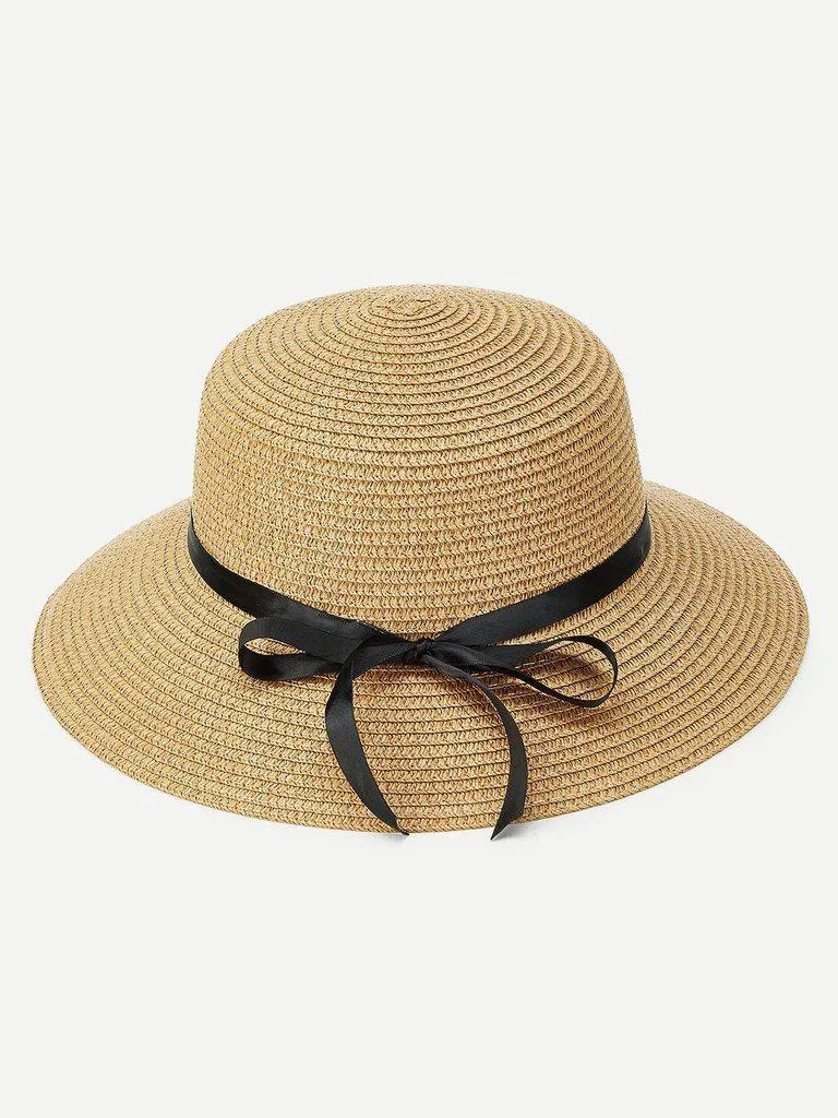 Ribbon Band Straw Hat