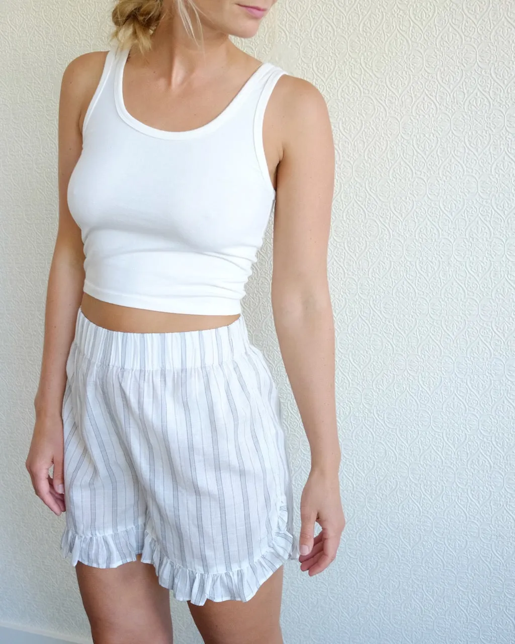 Sporty Tank, Washed White