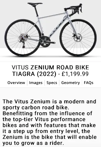 Vitus Zenium Tiagra 2021