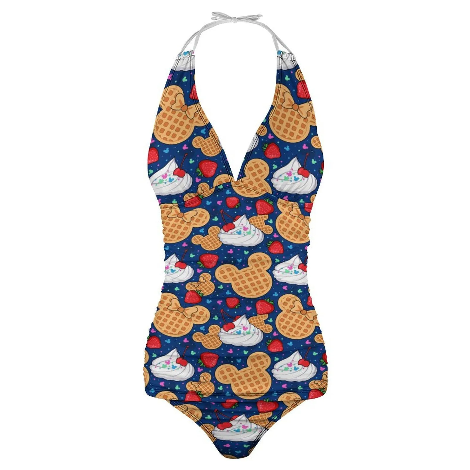 Waffles Women's Split Swimsuit